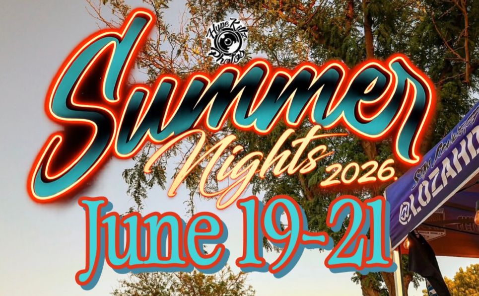 Summer Nights Car and Truck Show partial flyer June 2026